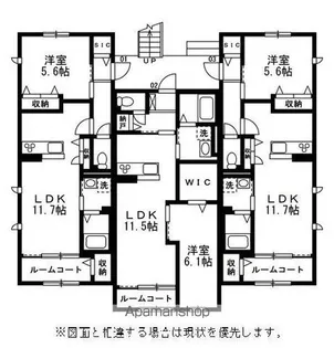 メゾン・ヴォワル【103号室】の間取り