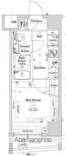 OMNIA横濱阪東橋【2階】の間取り