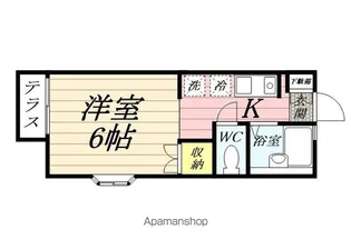 グランデュール大山【1階】の間取り