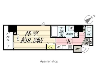 KAGOOD神奈川4【9階】の間取り