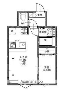 KEIAI RESIDENCE 初石【2階】の間取り