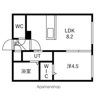 ALIVIS菊水【2階】の間取り