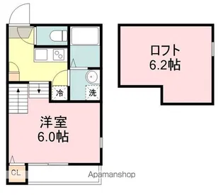 スカイトピア旭ヶ丘【1階】の間取り