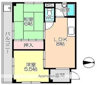立電ビル【302号室】の間取り