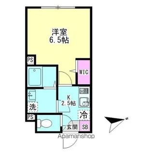 グランファーロ下北沢【3階】の間取り