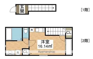 リック城南【2階】の間取り