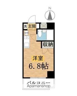 レスパス八王子【308号室】の間取り