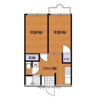 グランデージ宮津台【2階】の間取り