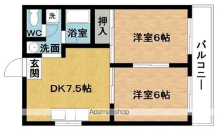 ノースファイブ【1階】の間取り