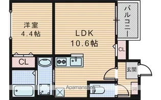 OTOVIA【101号室】の間取り