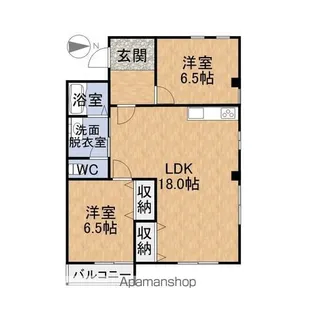ヴィラ新橋【501号室】の間取り