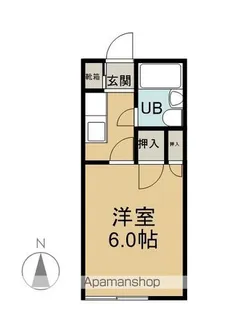 清風苑【205号室】の間取り