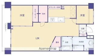 スプリングパレス青梅【704号室】の間取り