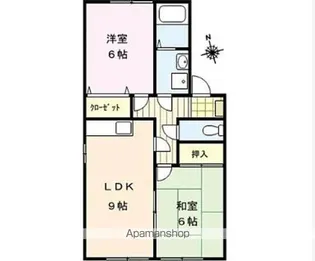 ガーデニアⅡ【1階】の間取り