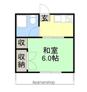 早田アパート【2階】の間取り