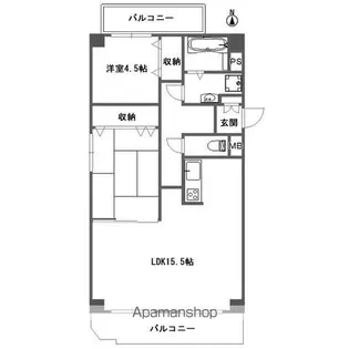 ファミール東海【2階】の間取り