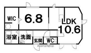 リトルフォー【A号室】の間取り