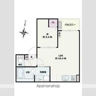 Jack kinjo1【3階】の間取り