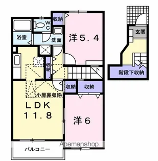 MAISON M USAMI【2階】の間取り