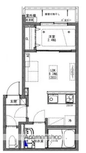 KEIAI RESIDENCE 新柏【303号室】の間取り