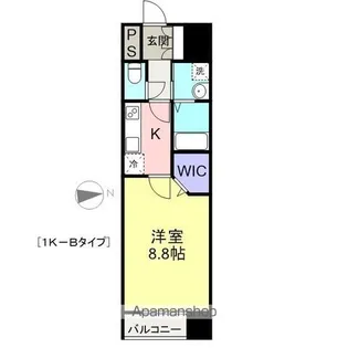 アークデュオ福島万世町【8階】の間取り