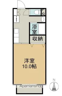 グランディ【107号室】の間取り