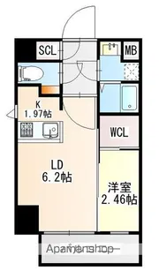 R-LINK南福岡【8階】の間取り