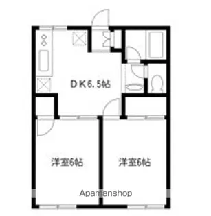 アップルハウス1【1階】の間取り
