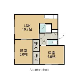 コーポひまわり【3号室】の間取り