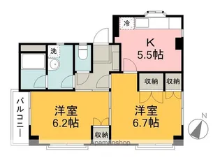 ハウス・ザ・リッター【2階】の間取り