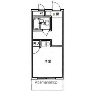 コンバウス盛南【211号室】の間取り