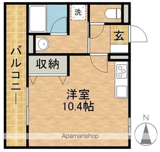 TORISIA浜松【2階】の間取り