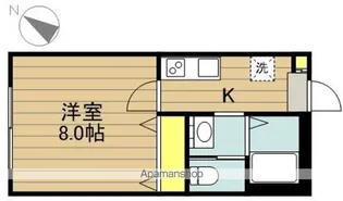 キャメル北戸田【3階】の間取り