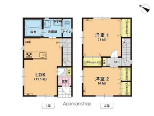 PARK HOME 津志田東 B【1号室】の間取り