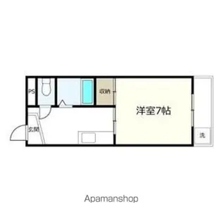 ハウス・テラ・サイド【3階】の間取り