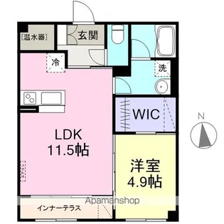 エルセラーン・プリマⅢ【101号室】の間取り