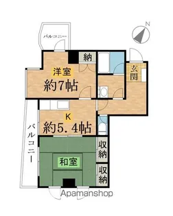 パルテ248【201号室】の間取り