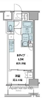 東京都中野区東中野1丁目【マンション】の間取り