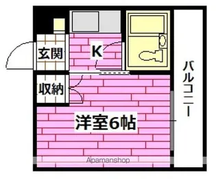ヴィラ海田【412号室】の間取り