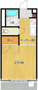 スカイコート今津留【202号室】の間取り