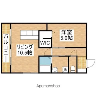 レジデンス川菜【2階】の間取り