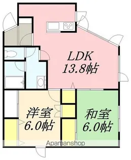 ファミールかとう【302号室】の間取り