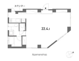 AOBADAI .HILLZ【402号室】の間取り
