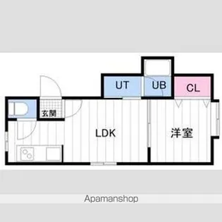 メゾン石田B棟【201号室】の間取り