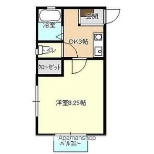 プレミール上田【202号室】の間取り