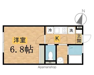 カインドネス西八王子台町【2階】の間取り