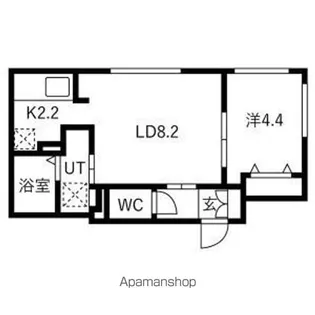仮)南郷通14丁目北 MS【3階】の間取り