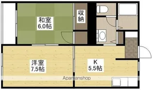 セピエB【204号室】の間取り