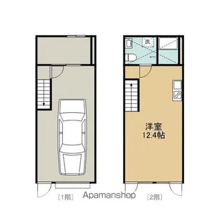 AREA053 SITE−M【1号室】の間取り