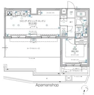 東京都中野区江原町1丁目【マンション】の間取り